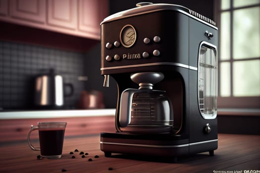 Premium Quality Coffee Maker. Generative AI.