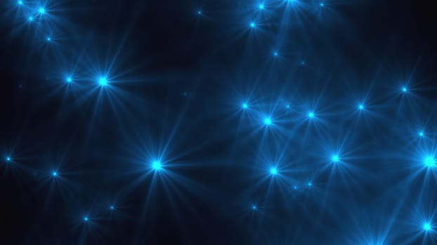 Random flash lights. Computer generated 3d render