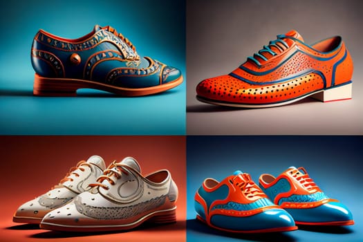 Fashionable High Heels. Fashion women's shoes. Shopping concept.  Generative AI.