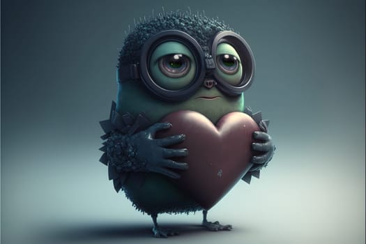 Heart Shaped Character.