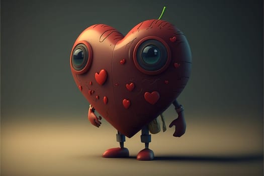 Heart Shaped Character.
