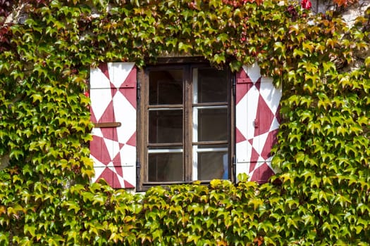 medieval window of Bled castle, Slovenia