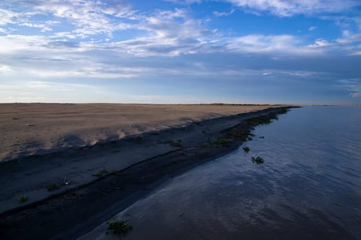 Beautiful landscape view of Padma river in Bangladesh