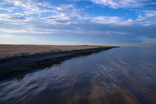 Beautiful landscape view of Padma river in Bangladesh
