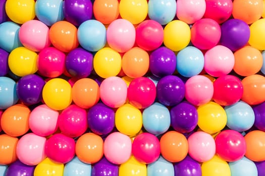 Colorful balloons background - real photo, concept of celebration, party, happy, surprise