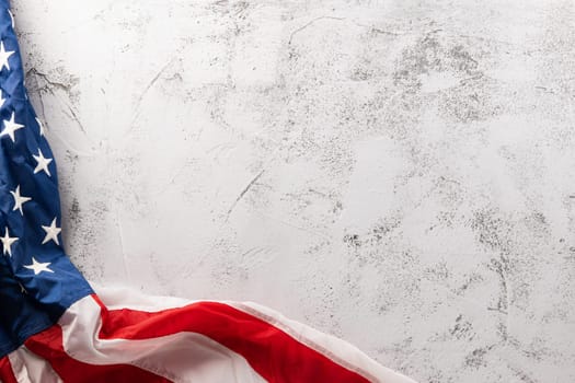 Presidents' Day. Banner template design of presidents day concept, flag of United States or USA on abstract Background, happy remembrance day