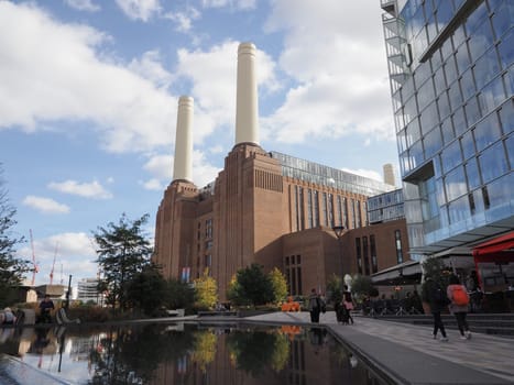 LONDON, UK - CIRCA OCTOBER 2022: The Battersea Power Station is reopening on the 14th of October