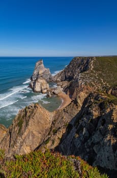 Praia da Ursa (Ursa Beach), in Sintra near Lisbon in Portugal.