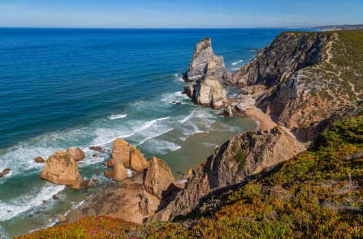 Praia da Ursa (Ursa Beach), in Sintra near Lisbon in Portugal.