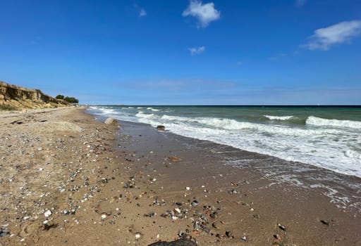 Ostseestrand near Schoenhagen is a tranquil beach,with sand and pebbles. Ostseestrand near Schoenhagen is a tranquil bathing beach with sand and pebbles.