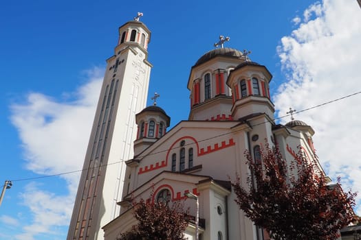 Zvornik, Bosnia and Herzegovina, 1 October 2022 The Cathedral of the Nativity of the Blessed Virgin Mary in Zvornik of the Eparchy of Zvornik-Tuzla is the main and largest Orthodox church in Zvornik.