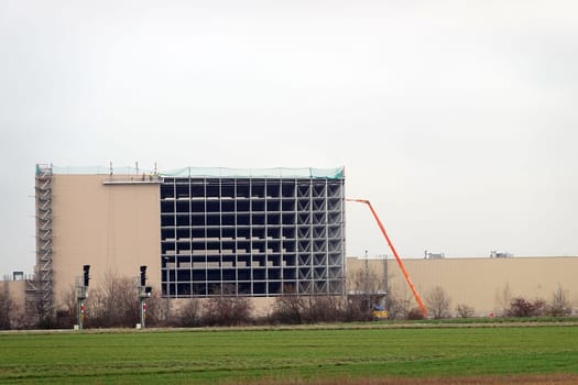 Erweiterungsbau des Procter & Gamble Werk Euskirchen, Deutschland, Nordrhein-Westfalen