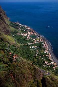 town of Paul do Mar in Madeira island, Portugal