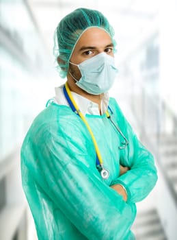 young male doctor at the hospital