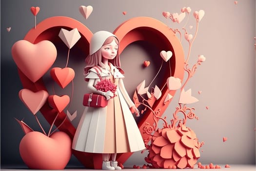 Love theme background. Happy Valentine's Day. Mother's day.