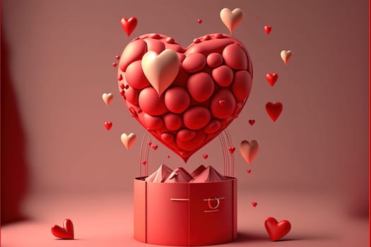 Valentine's Day concept, 14th February Love Day.
