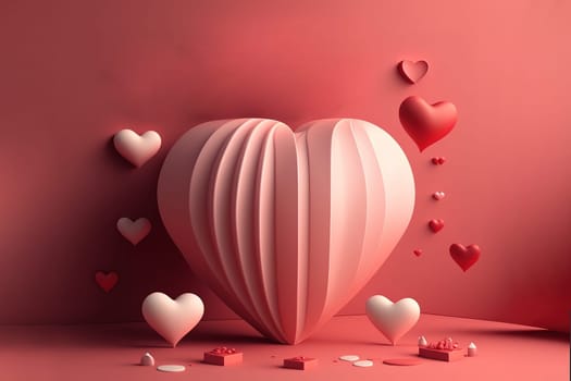 Valentine's Day concept, 14th February Love Day.