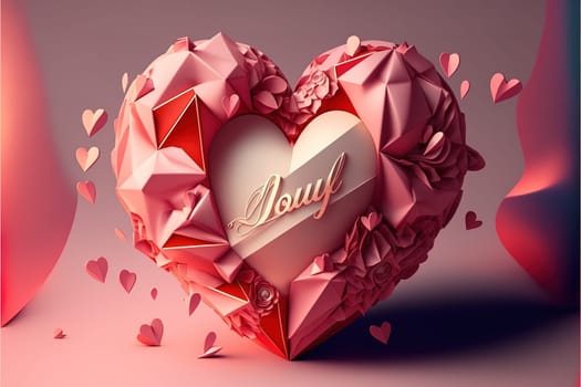 Valentine's Day concept, 14th February Love Day.