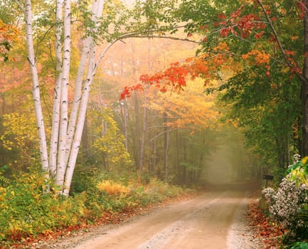 Cilly Hill Road in Underhill, Vermont.
