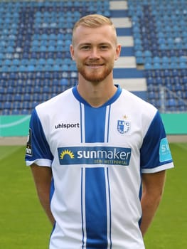deutscher Fußballer Korbinian Burger 1.FC Magdeburg DFB 3.Liga Saison 2020-21
