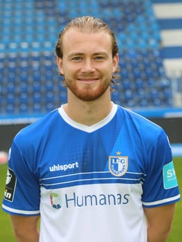 deutscher Fußballer Korbinian Burger 1.FC Magdeburg DFB 3.Liga Saison 2021-22