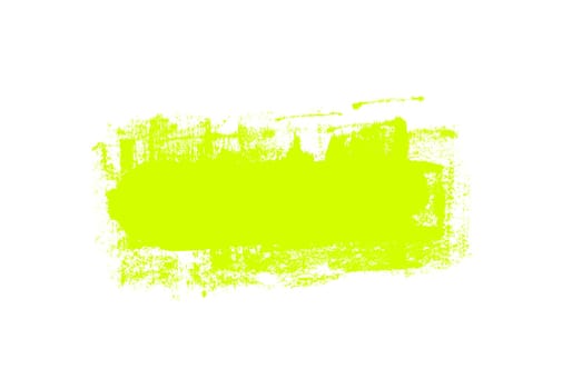 Grunge or graffiti banner with light green color