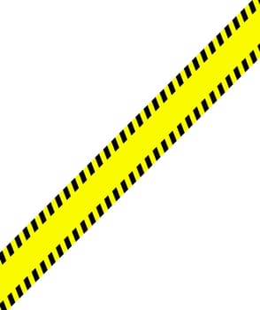 Diagonal yellow black stripe for safety or construction with copy space