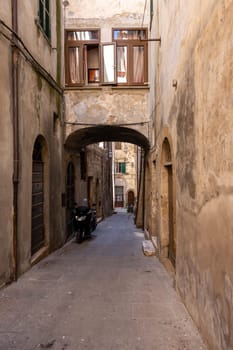 Pitigliano - the picturesque medieval town founded in Etruscan time on the tuff hill in Tuscany, Italy.