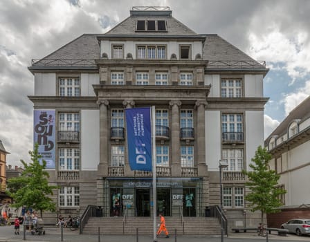 The German Filmmuseum at Museumsufer in Frankfurt, Germany