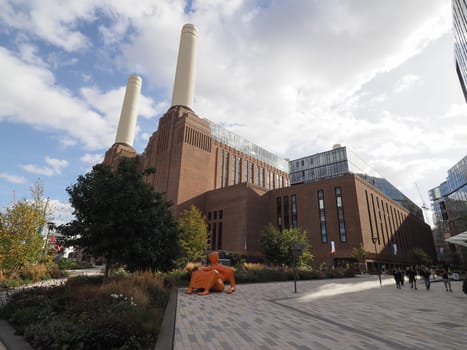 LONDON, UK - CIRCA OCTOBER 2022: The Battersea Power Station is reopening on the 14th of October