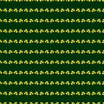 SAINT PATRICK S DAY seamless pattern with clover