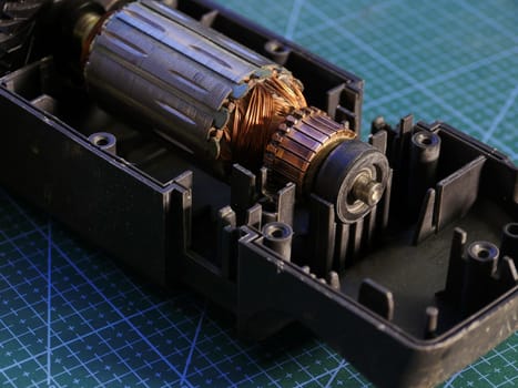 repair electric power tool, electric motor rotor