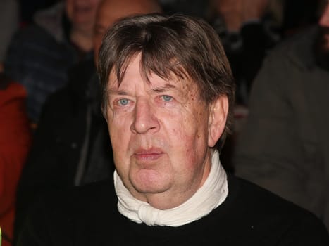 deutscher Schauspieler Jörg Gudzuhn bei einer Veranstaltung am 15.02.2023 im Moritzhof Magdeburg