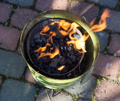 Green Barbecue Bucket