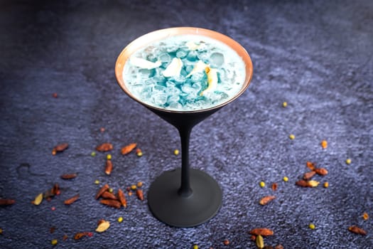 Famous and tasted coktail in a beautiful glass