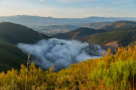 Mountain top view in Basque Country, Spain