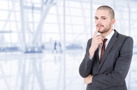 young business man portrait at the office