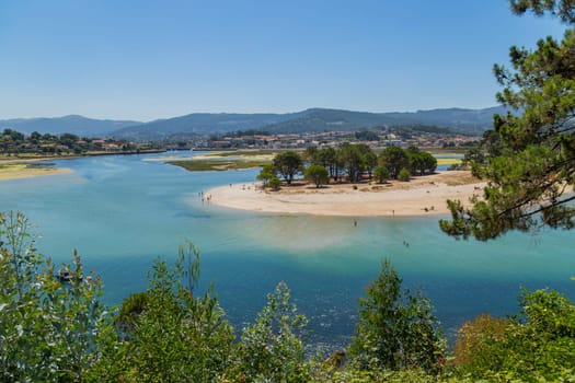 Coast of Baiona in Galicia, Spain