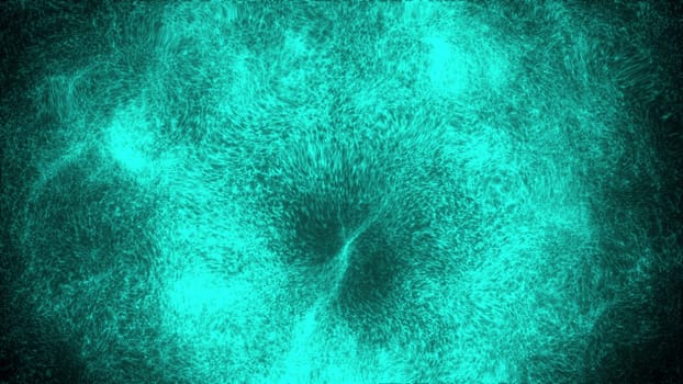 Energy fluid particles. Computer generated 3d render