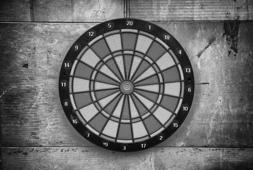 Detail of dart game, fun and competition