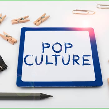 Inspiration showing sign Pop Culture, Concept meaning describes the lifestyle and tastes of the majority of mostly younger people