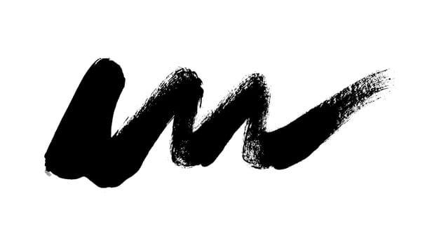 Scribble with black color on white background