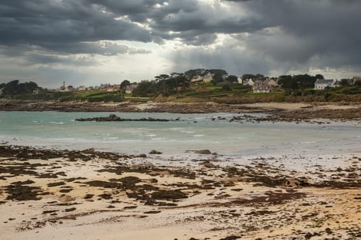 famous Batz island, a small island in the Finistere next to Roskoff town in Bretagne, France