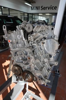 Model eines Motorblocks