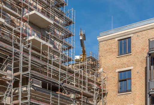 conversion and restoration of an old factory site into apartments