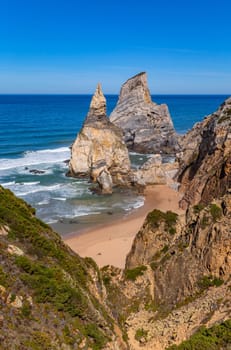 Praia da Ursa (Ursa Beach), in Sintra near Lisbon in Portugal.