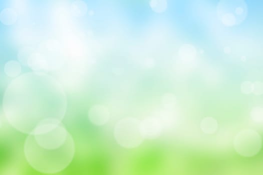 Abstract nature blur background with bokeh light. Vector illustration.