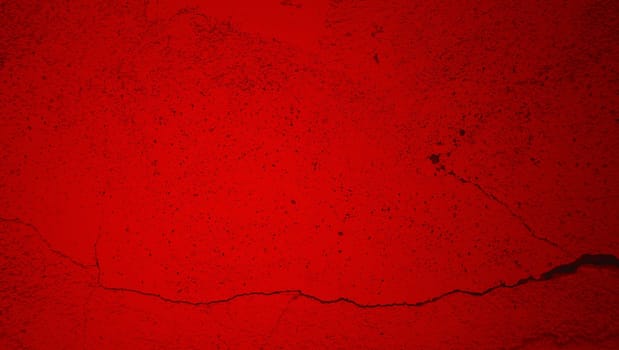 Red background texture: Concrete wall with scrartch