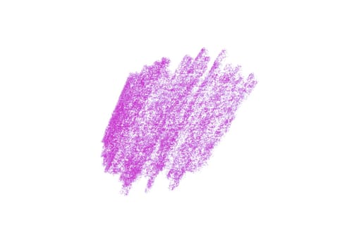 Scribble of purple pencil drawing