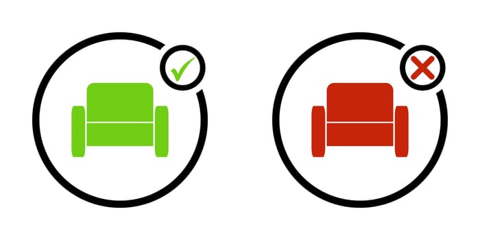 Seat is taken and Seat is available - Button banner